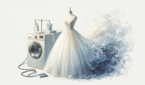 wedding gown cleaner