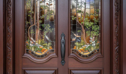 custom iron door finishes