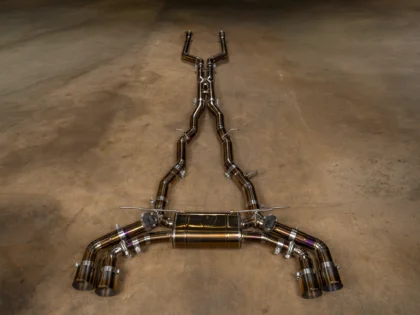 mercedes c63 w205 catted and catless downpipes 