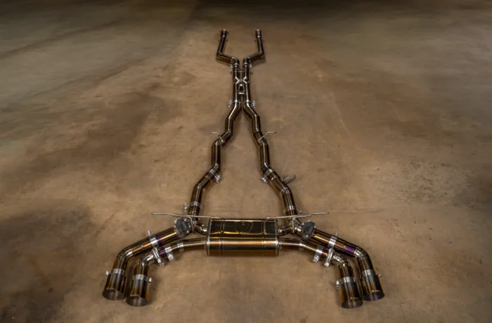 mercedes c63 w205 catted and catless downpipes 
